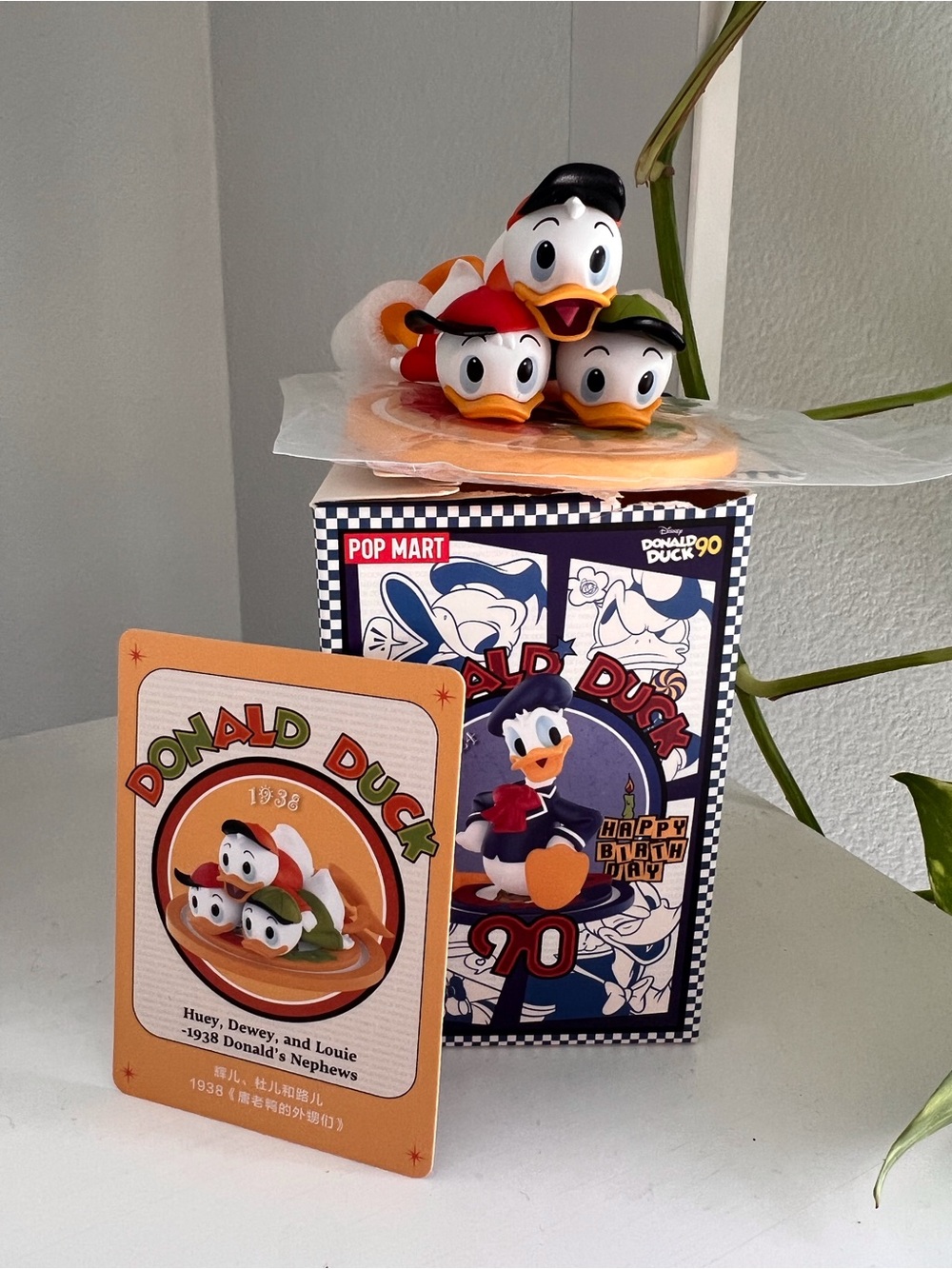 Pop Mart Donald Duck 90th Anniversary - Huey Dewey & Louie Stackable Figure